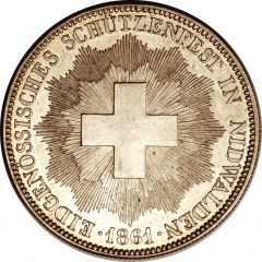 5 Francs Nidwalden Shooting Festival