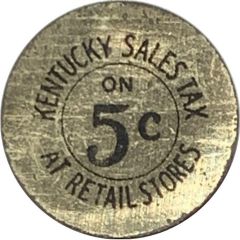11/2 Mills - Sales Tax Token Pattern Kentucky