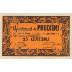 25 Céntimos Preixens