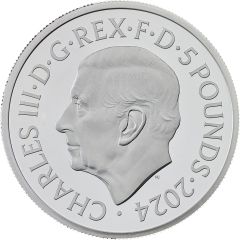 5 Pounds - Charles III D-Day 80th Anniversary, Silver Proof