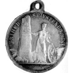 Medal - 17. Mai 1895 Kvinne Med Bauta