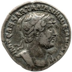 Denarius - Hadrian P M TR P COS III, Roma