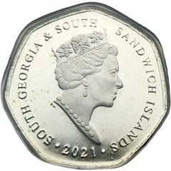 50 Pence - Elizabeth II RRS Discovery