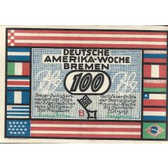 100 Pfennig Deutsche Amerika-Woche