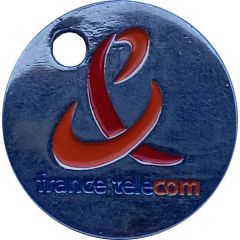Jeton de chariot - France télécom - Orange