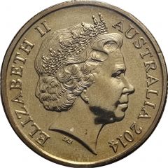 1 Dollar - Elizabeth II 4th Portrait - 30 Years Mob of Roos