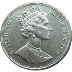 1 Crown - Elizabeth II Michael Faraday, mint error