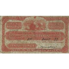 10 Shillings Bank of New South Wales