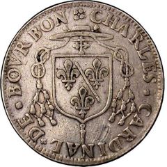 CLERGÉ ET ÉGLISES Charles II de Bourbon-Vendôme, archevêque 1591, Rouen