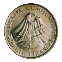 1 Lira Atatürk