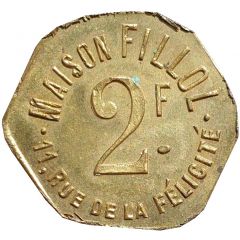 2 Francs Maison Fillol - Paris [75]