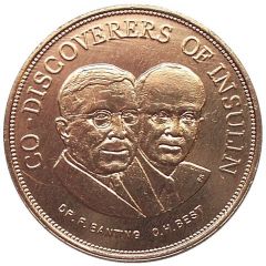 Medal - 50th Anniversary Discovery of Insulin