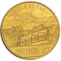 Monnaie de Paris Tourist Token - Ville de Pau Le funiculaire