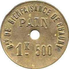 1.5 Kg Pain - Bureau de Bienfaisance de Chauny