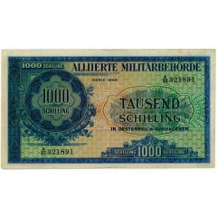 1000 Schilling Allied Military Authority