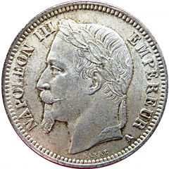 1 Franc - Napoleon III