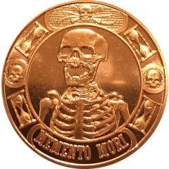 1 oz Copper Memento Mori