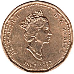 1 Dollar - Elizabeth II Canadian Confederation