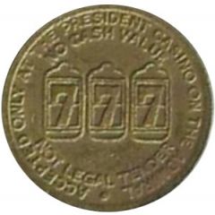 Token - President Casino 777 St Louis, Missouri