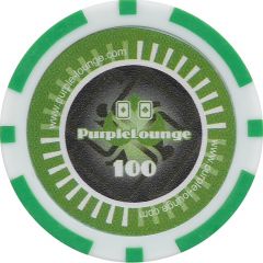 Poker Chip - Purple Lounge 100