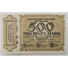 500 000 000 Mark Kreis Kreuznach, Kreis Meisenheim, Stadt Kreuznach