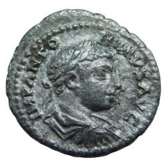 Denarius - Elagabalus CONSVL II P P, Aequitas