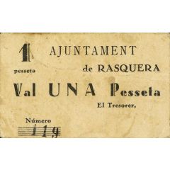 1 Peseta Rasquera