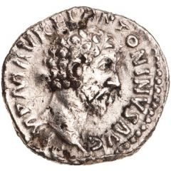 Denarius - Marcus Aurelius CONCORD AVG TR P XV COS III, Concordia and Spes