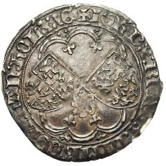 2 Groats `Drielander`- Jacqueline and John IV of Brabant