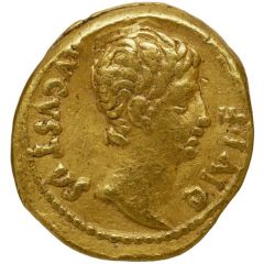 Quinarius Aureus - Augustus IMP XII, Victory