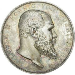 Prize medal of the Royal Academy of Fine Arts in Stuttgart - Wilhelm II