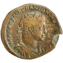 Sestertius - Elagabalus P M TR P IIII COS III P P S C
