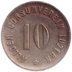 10 Rappen - Allgemeiner Consumverein Luzern