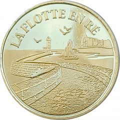 Jeton touristique - Mémodaille - La flotte en Ré