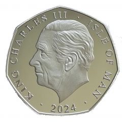 50 Pence - Charles III D-Day Normandy Landings, Silver 5oz.