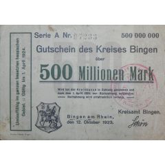 500 000 000 Mark