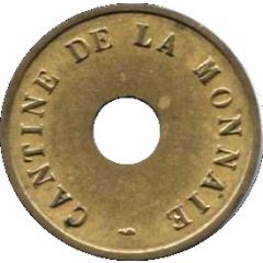 Token - Cantine de la Monnaie