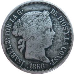 20 Centimos - Isabella II