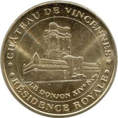 Monnaie de Paris Tourist Token - Château de Vincennes Résidence royale - Le donjon
