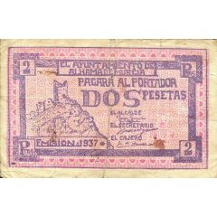 2 Pesetas Alhama de Murcia