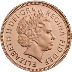1/2 Sovereign - Elizabeth II 4th portrait