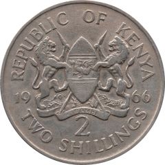 2 Shillings Without legend