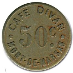 50 Centimes - `Café Divan` Mont de Marsan 40