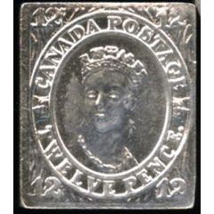 Token - Vodka `S serebrom` Canada Postage stamp 12 Pence