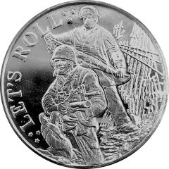 1 oz Silver - Land of the Free - Let's Roll