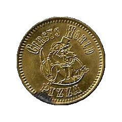 Token - Circus World Pizza