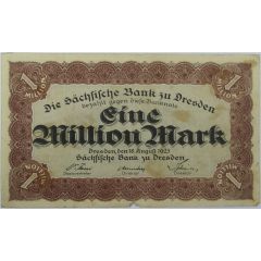1 000 000 Mark Sächsische Bank