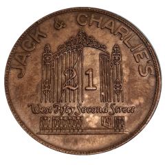 Token - 21 Club Jack and Charlie`s New York