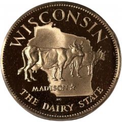 Medal - States of the Union Wisconsin