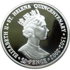 50 Pence - Elizabeth II Royal Visit, Silver Proof Issue